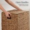 Best Choice Products Laundry Hamper w/ Lid, Handwoven Laundry Basket, w/ Removable Liner & Built-in Handles